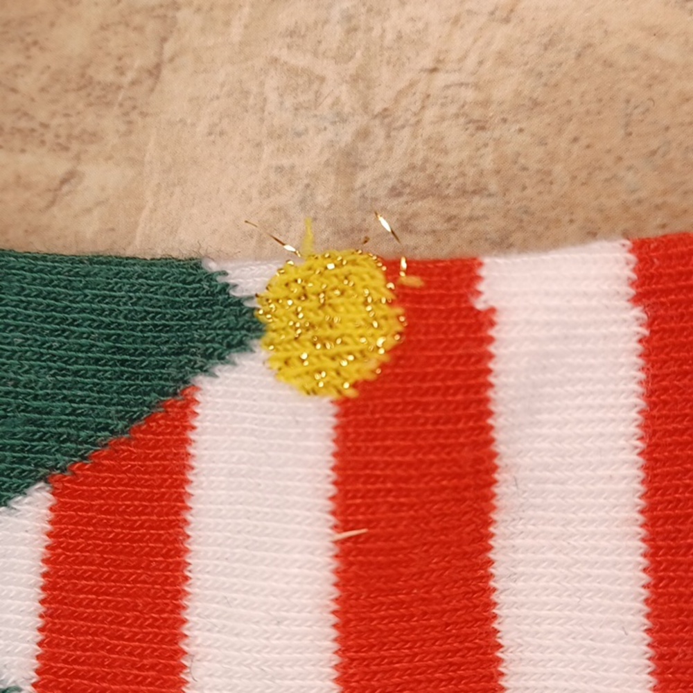 2 pairs of holiday themed socks OS - Picture 8 of 12